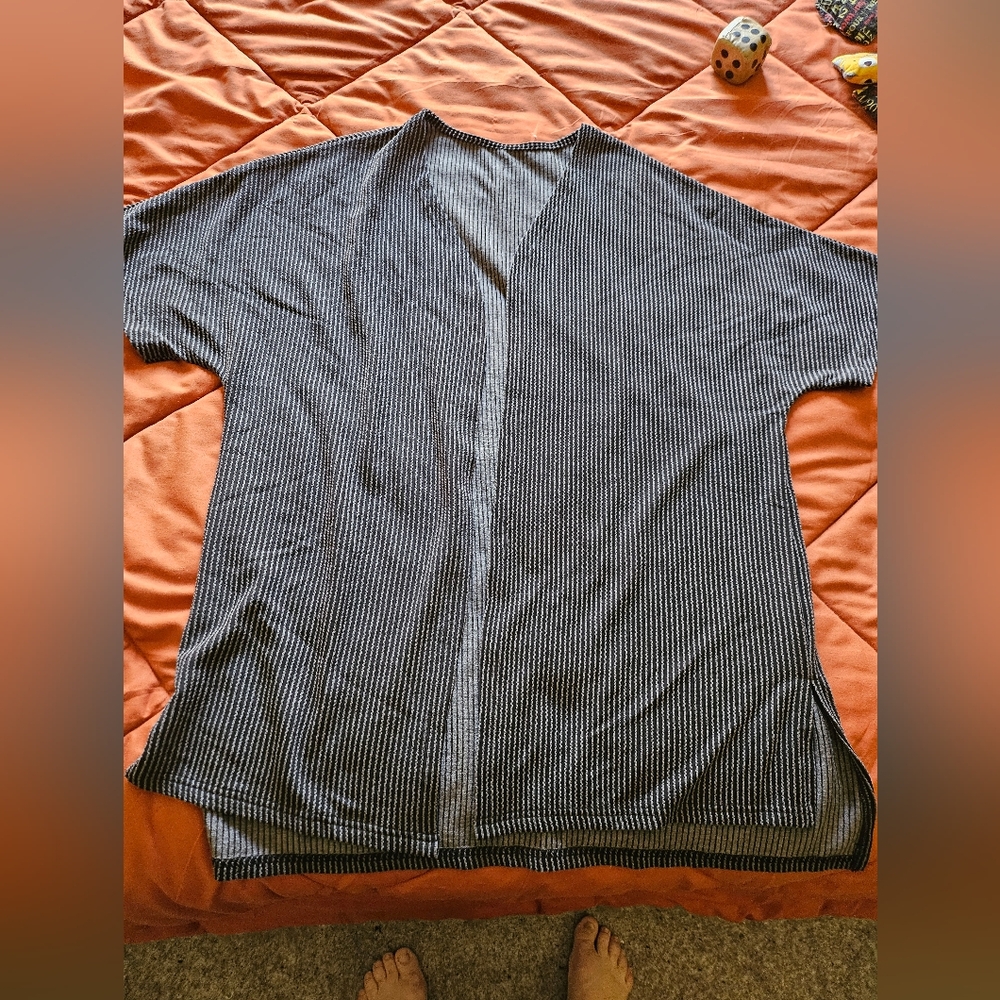 Striped Black and White Women's Sweater